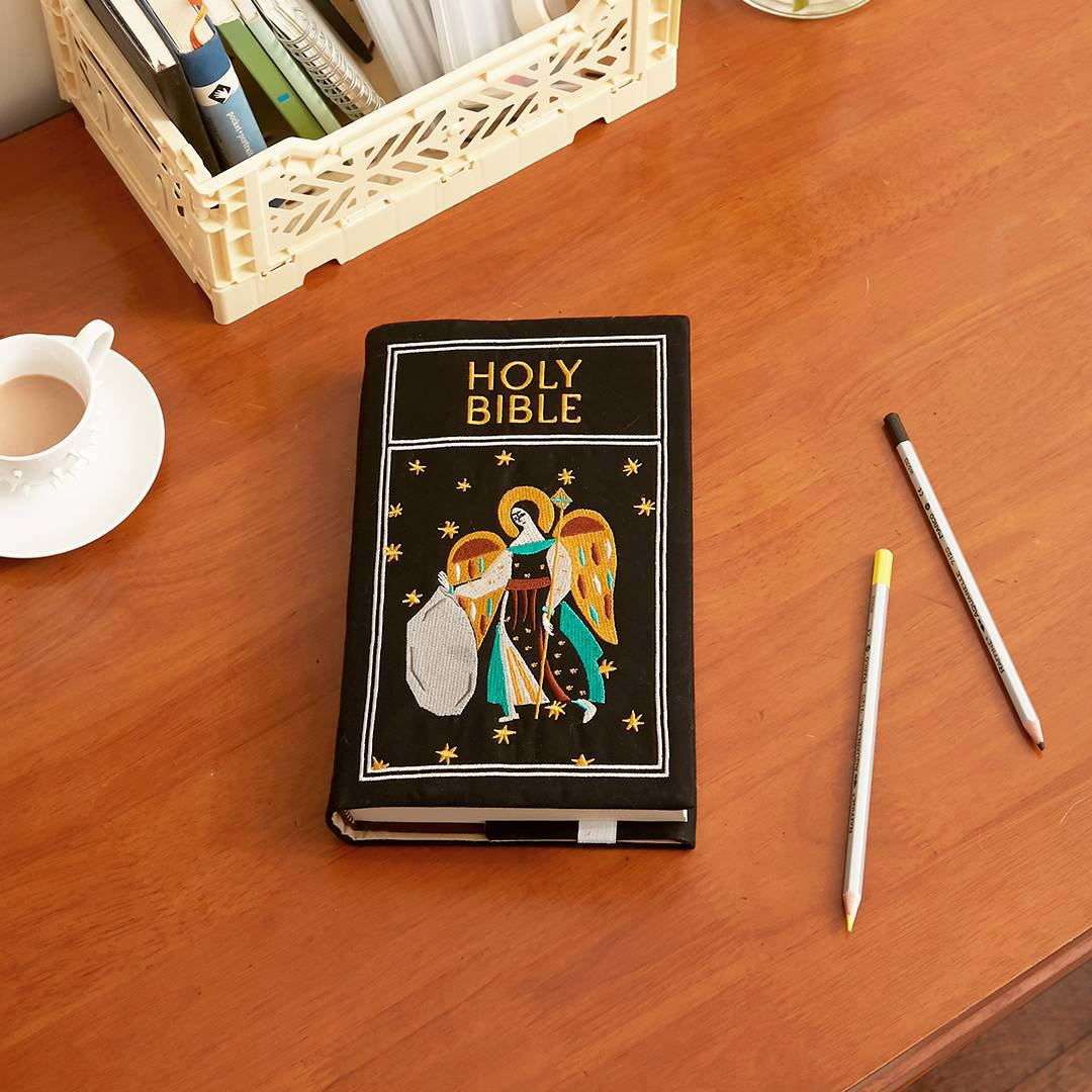 Fete - Angel & Stone Embroidered Bible Cover
