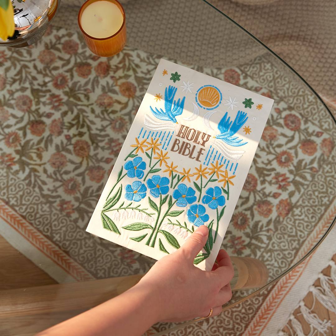 Fete - Beautiful in Its Time Embroidered Bible Cover