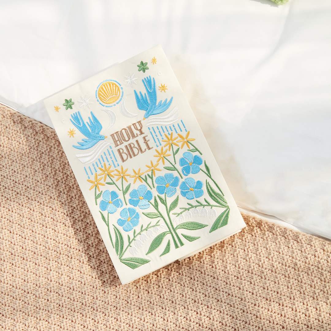 Fete - Beautiful in Its Time Embroidered Bible Cover