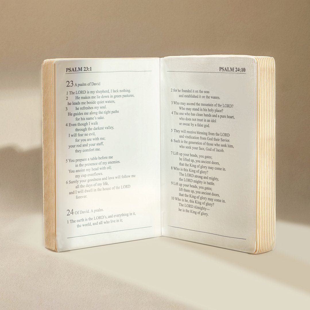 Fete - Fete 'Faith' Bible Pillow - Psalms 23:4