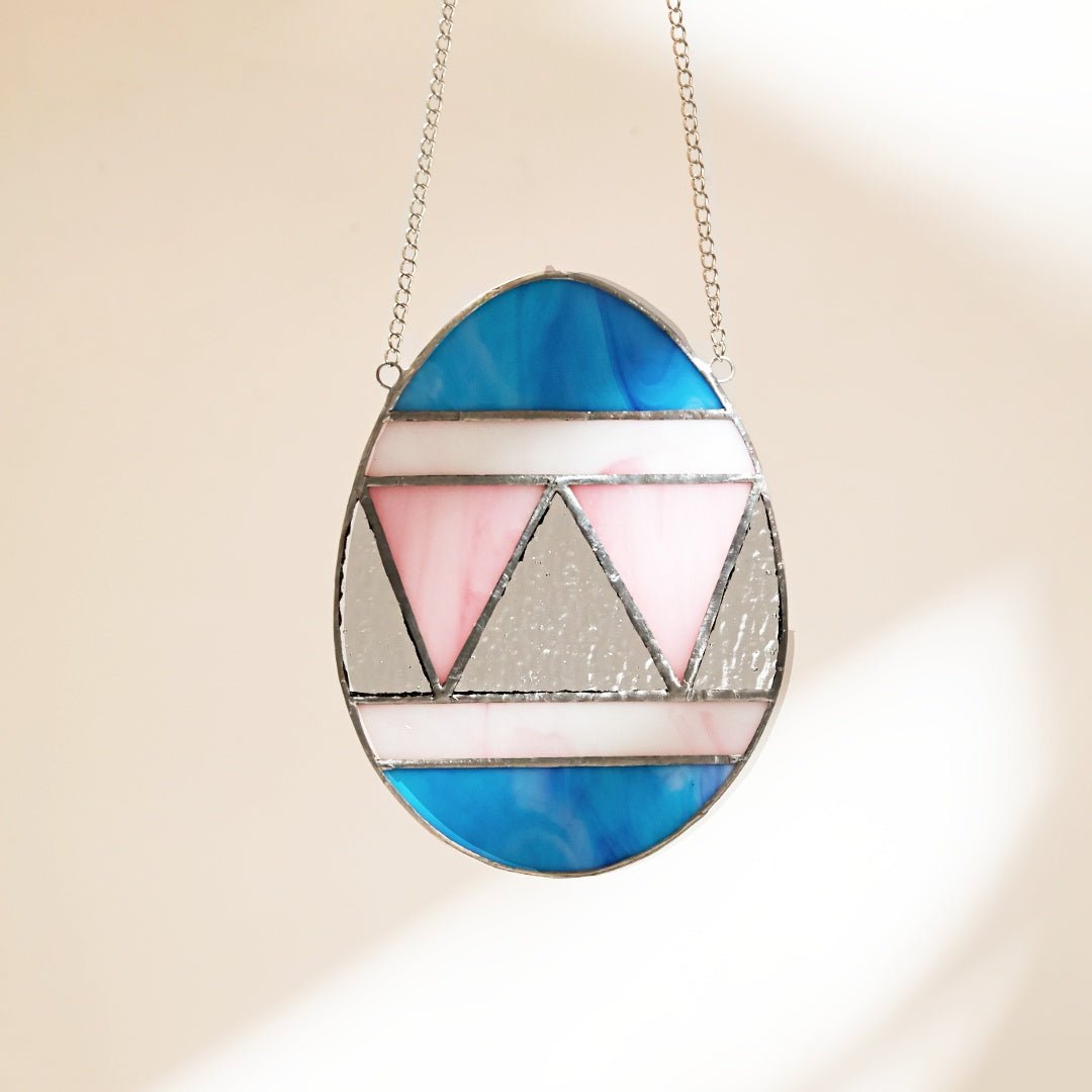 Fete - Fete Hand - made Easter Egg Stained Glass Sun catcher - Abigail