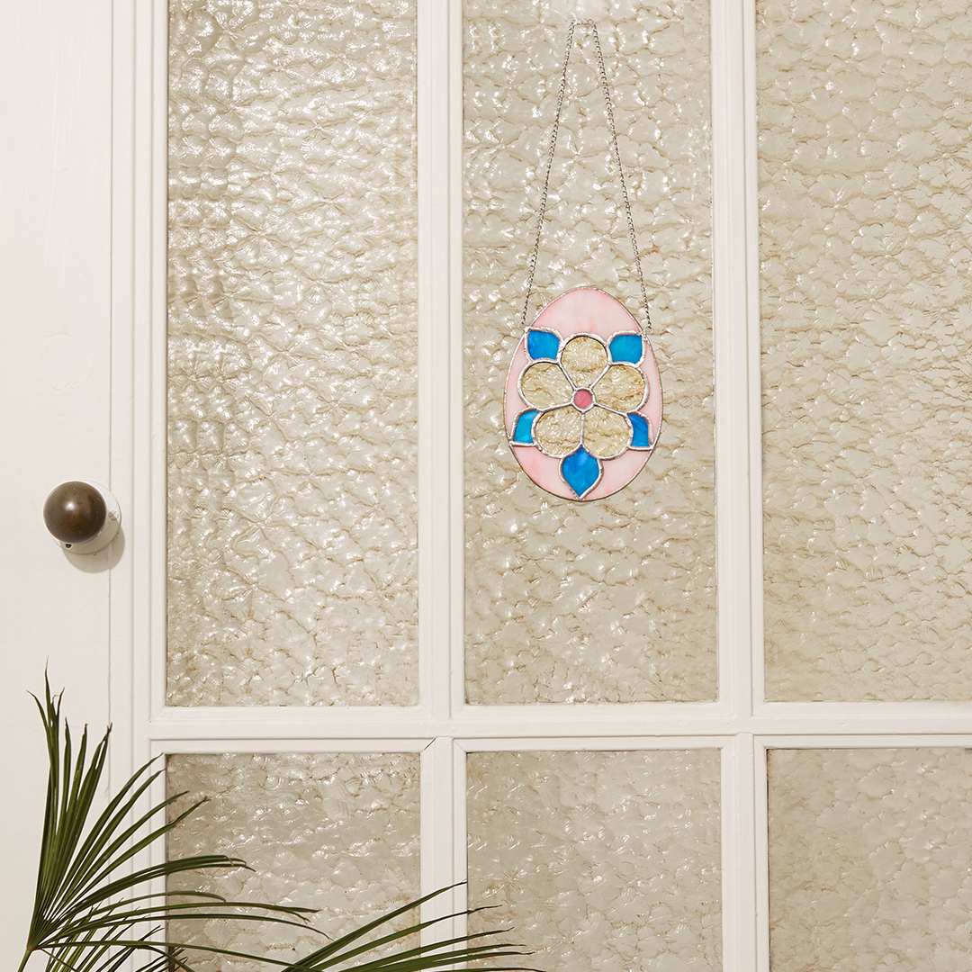Fete - Fete Hand - made Easter Egg Stained Glass Sun catcher - Elisha, Easter Gift