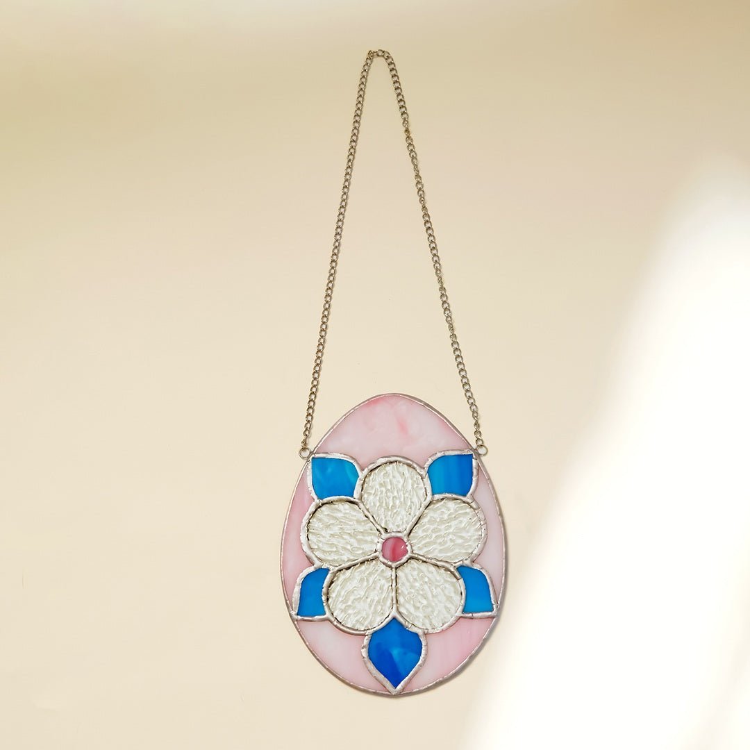 Fete - Fete Hand - made Easter Egg Stained Glass Sun catcher - Elisha, Easter Gift