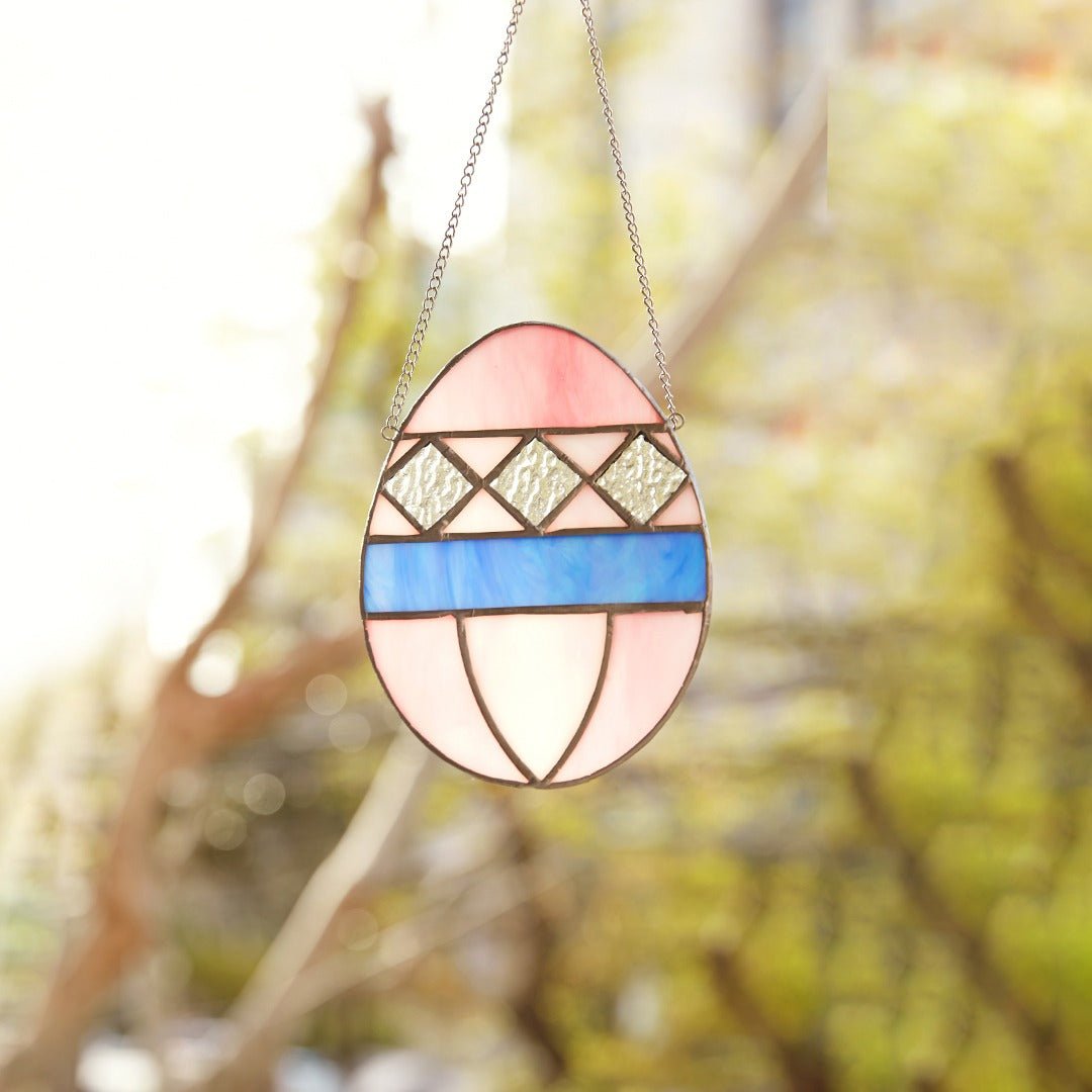 Fete - Fete Hand - made Easter Egg Stained Glass Sun catcher - Hosanna, Easter Gift