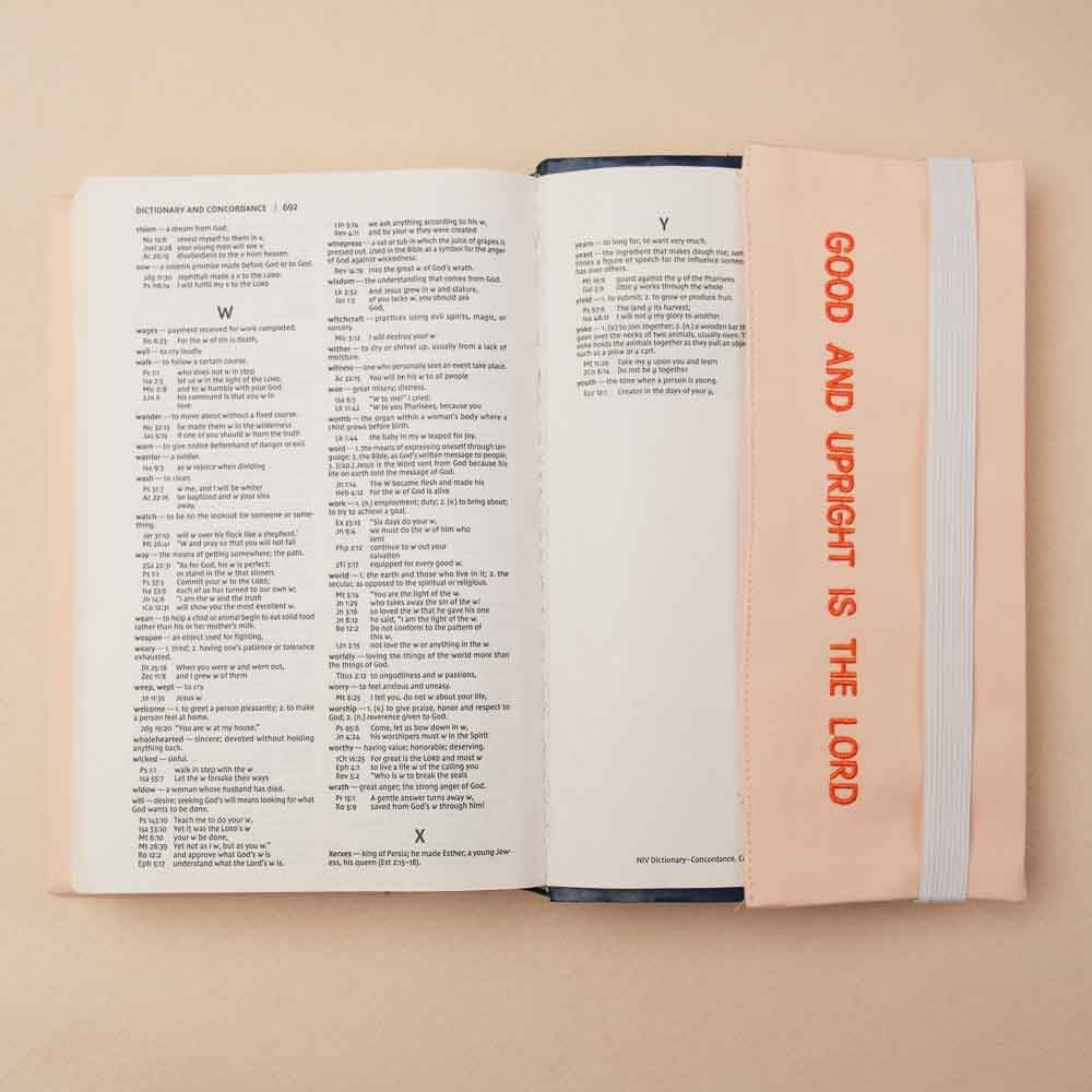 Fete - Fruit of the Spirit Embroidered Bible Cover - Goodness