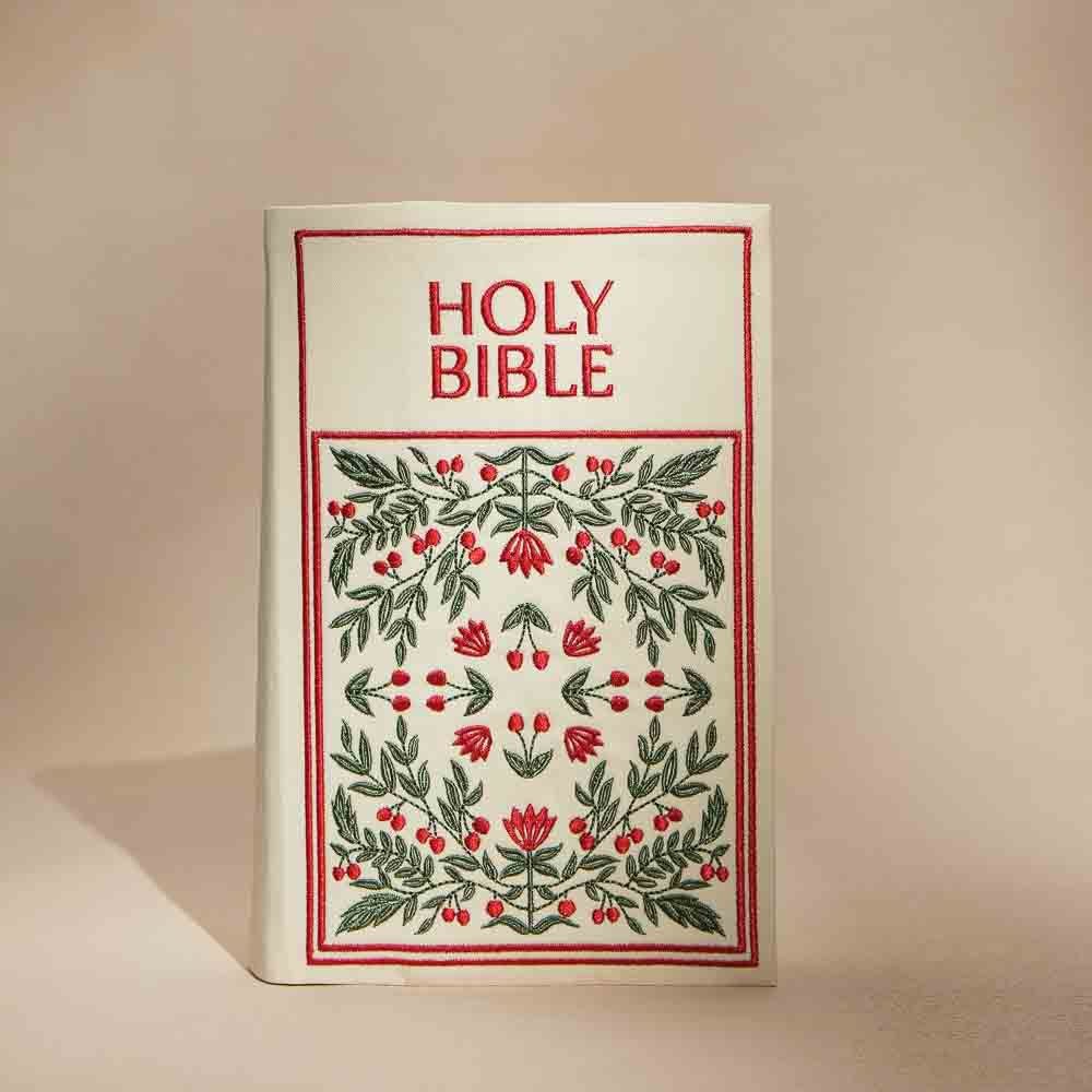 Fete - Fruit of the Spirit Embroidered Bible Cover - Joy