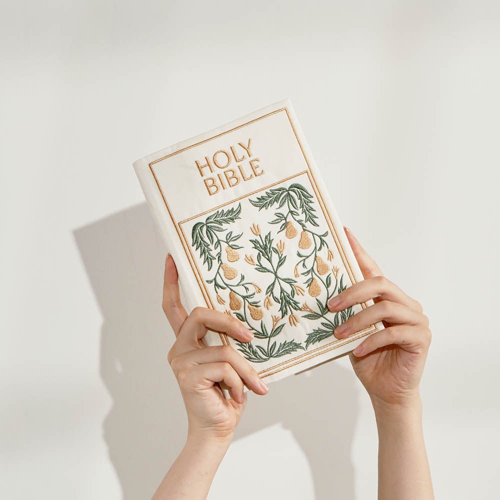 Fete - Fruit of the Spirit Embroidered Bible Cover - Love