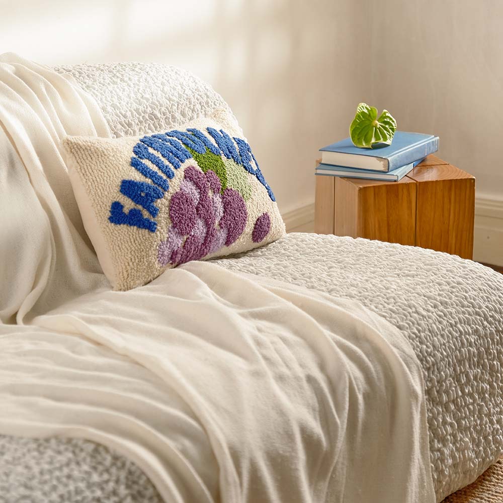 Fete - Fruit of the Spirit Hand Tufted Throw Pillow - Faithfulness