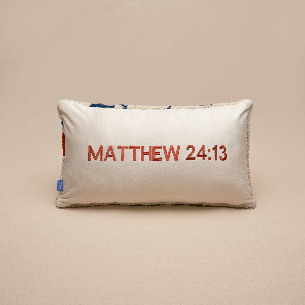 Fete - Fruit of the Spirit Hand Tufted Throw Pillow - Forbearance