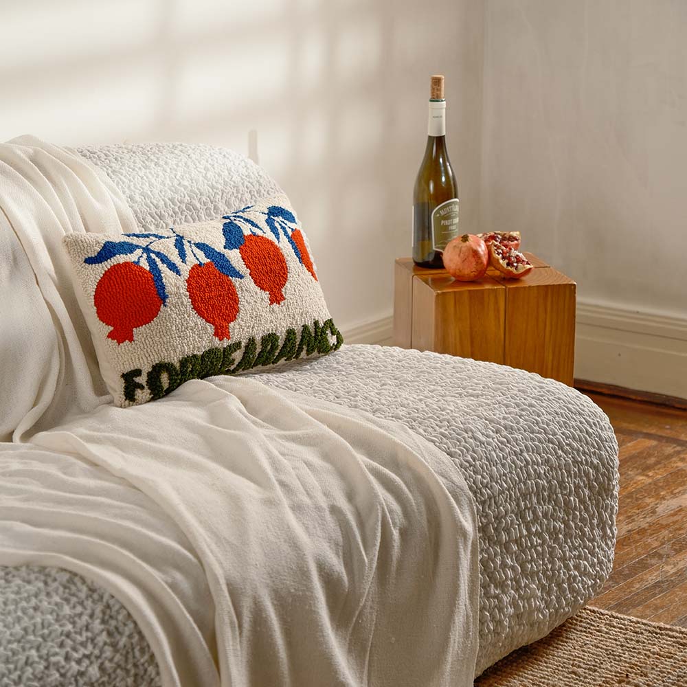 Fete - Fruit of the Spirit Hand Tufted Throw Pillow - Forbearance