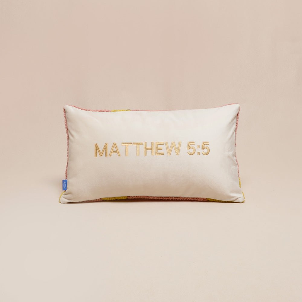 Fete - Fruit of the Spirit Hand Tufted Throw Pillow - Gentleness