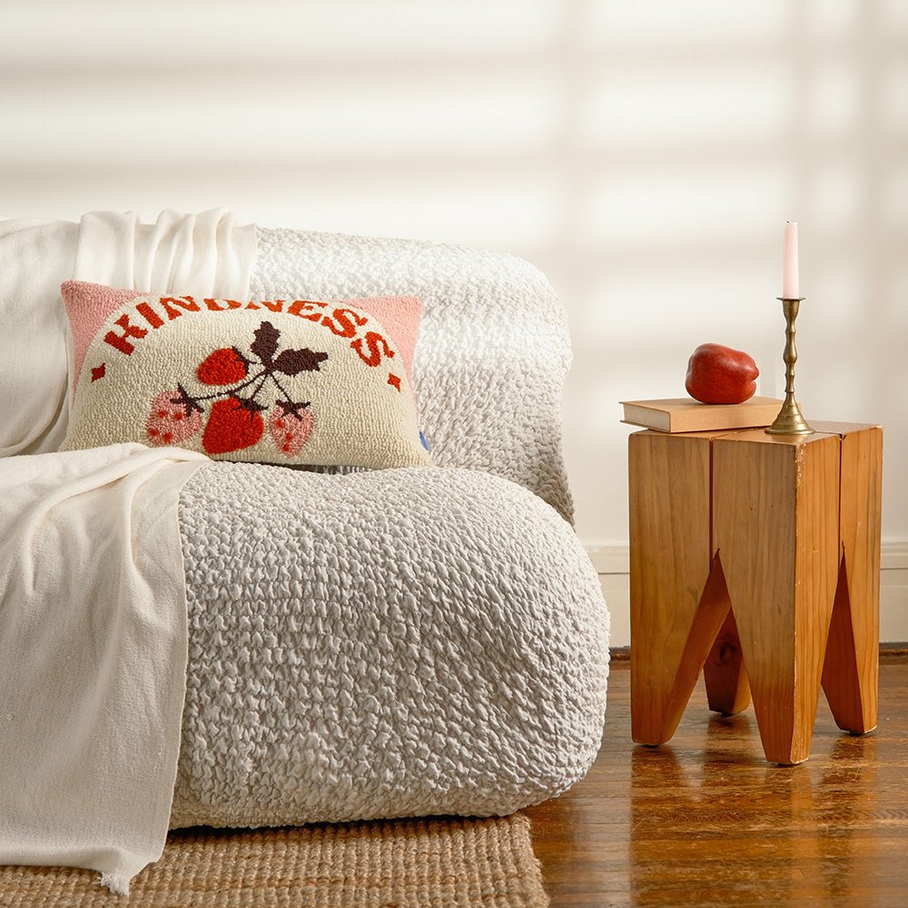 Fete - Fruit of the Spirit Hand Tufted Throw Pillow - Kindness