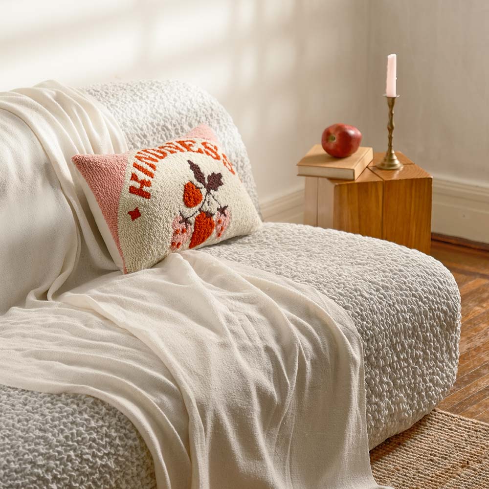 Fete - Fruit of the Spirit Hand Tufted Throw Pillow - Kindness