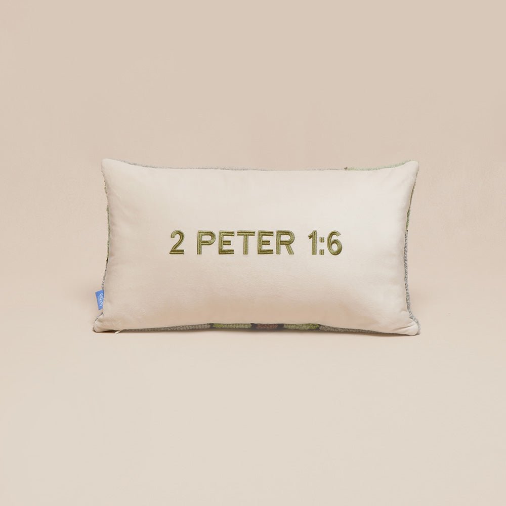 Fete - Fruit of the Spirit Hand Tufted Throw Pillow - Self Control