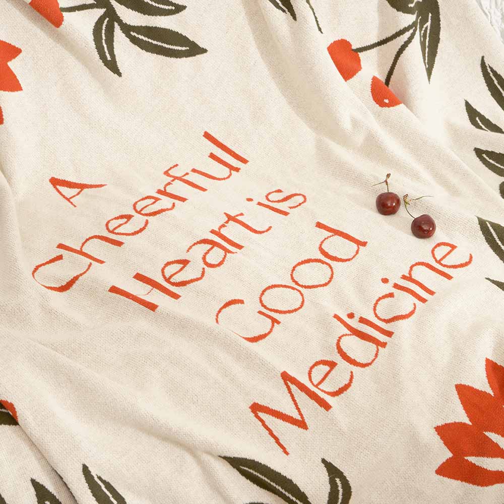 Fete - Fruit of the Spirit Knit Throw Blanket - Joy