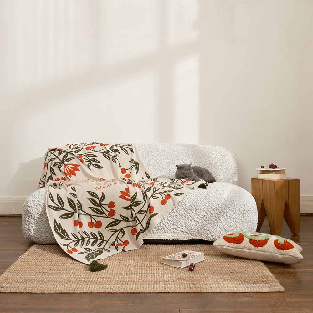 Fete - Fruit of the Spirit Knit Throw Blanket - Joy