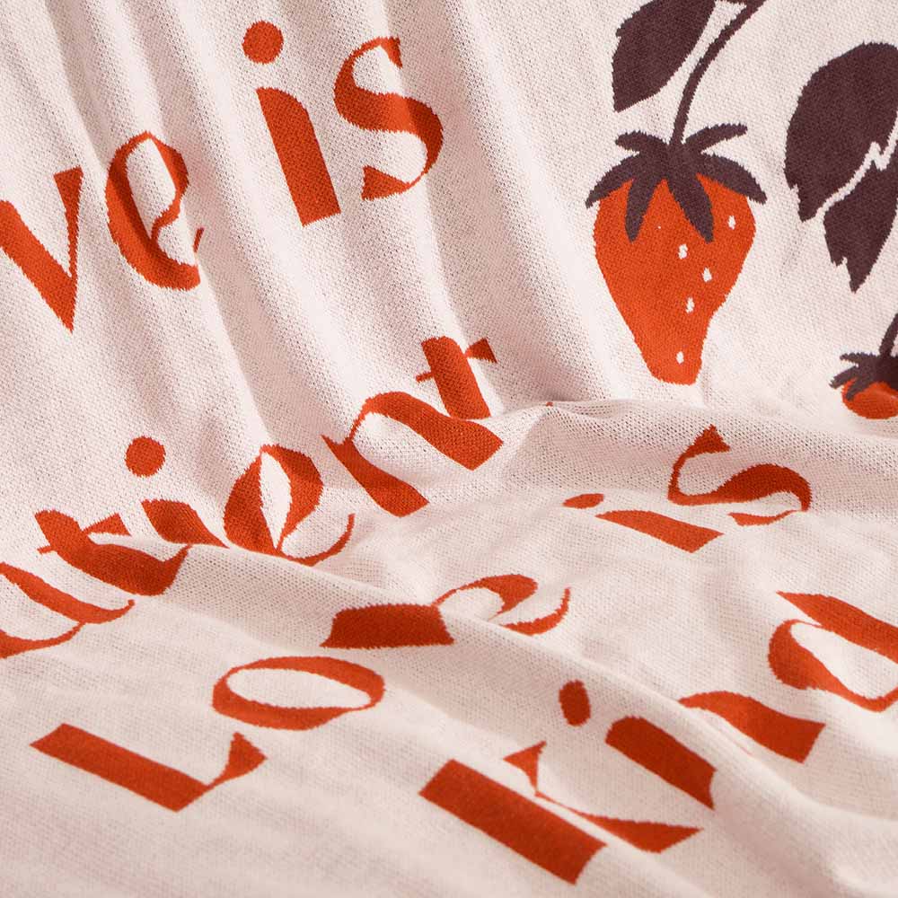 Fete - Fruit of the Spirit Knit Throw Blanket - Kindness