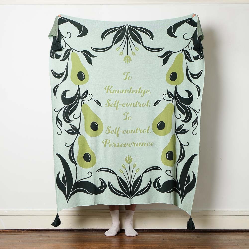 Fete - Fruit of the Spirit Knit Throw Blanket - Self Control