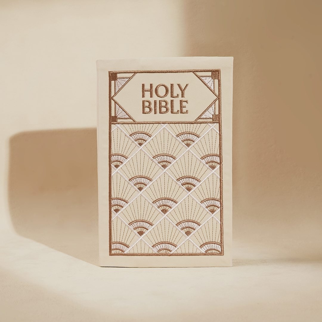 Fete - He is Risen Embroidered Bible Cover
