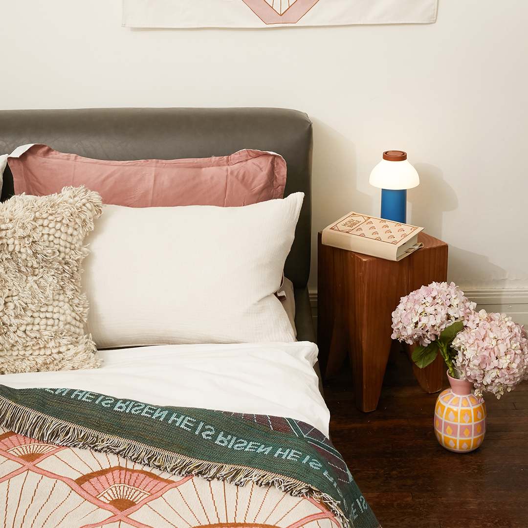 Fete - He is Risen Woven Throw Blanket