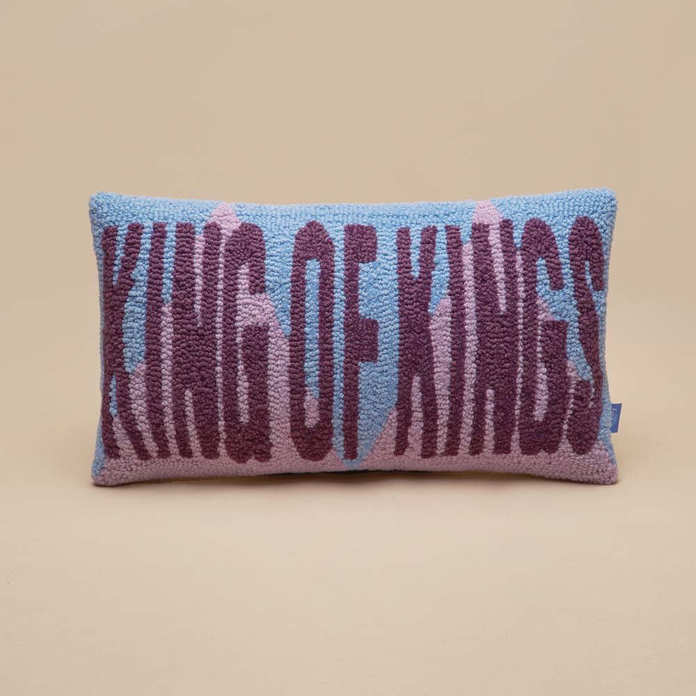 Fete - Names of Jesus Hand Tufted Throw Pillow - King of Kings