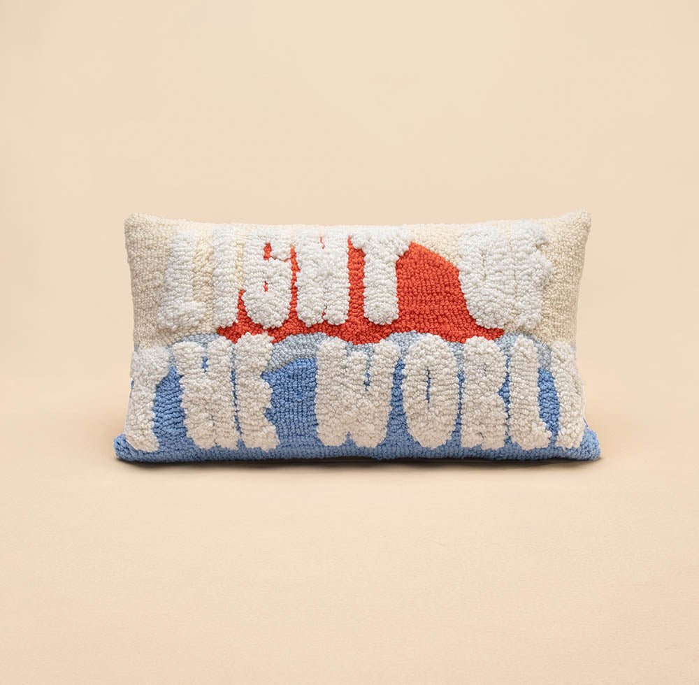 Fete - Names of Jesus Hand Tufted Throw Pillow - Light of the World