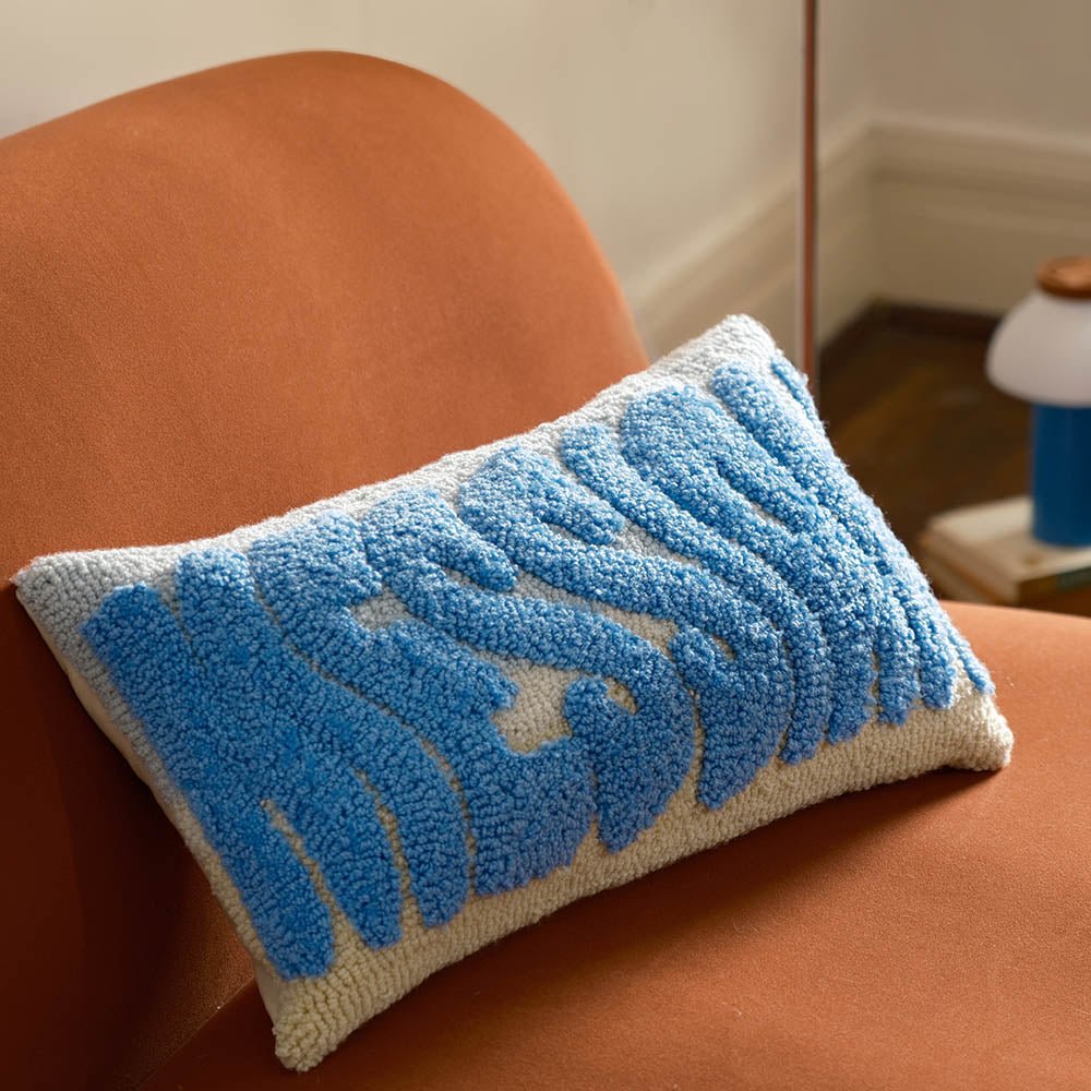 Fete - Names of Jesus Hand Tufted Throw Pillow - Messiah