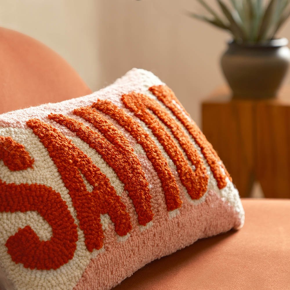 Fete - Names of Jesus Hand Tufted Throw Pillow - Savior