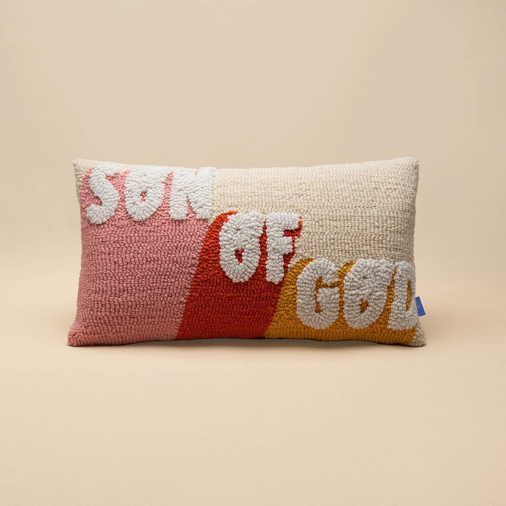 Fete - Names of Jesus Hand Tufted Throw Pillow - Son of God