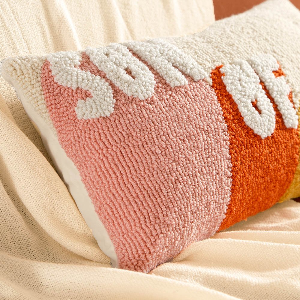 Fete - Names of Jesus Hand Tufted Throw Pillow - Son of God