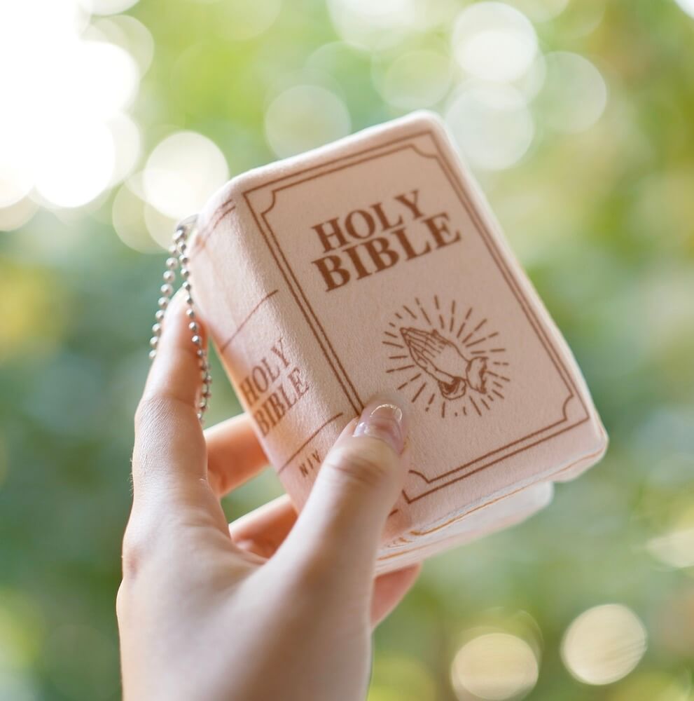 Fete - 'Positive Living' Mini Bible Pillow Charm