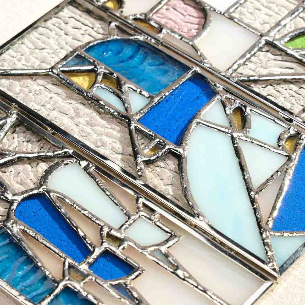 Fete - Stained Glass Nativity Scene Triptych