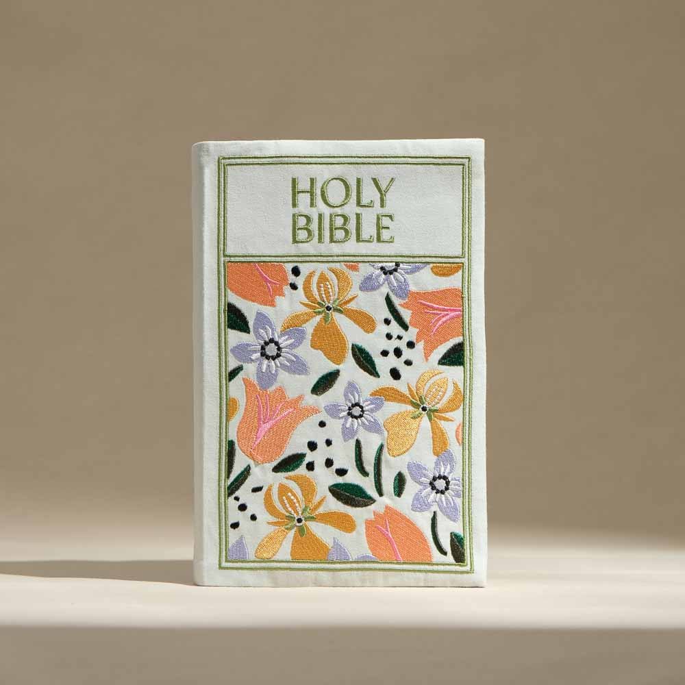 Fete - Wildflowers Embroidered Bible Cover