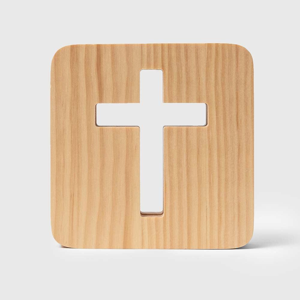 Fete - Wooden Cross Light