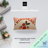 Fruit of the Spirit Hand Tufted Throw Pillow-Kindness