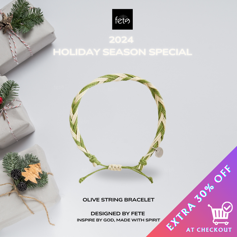 Olive String Bracelet