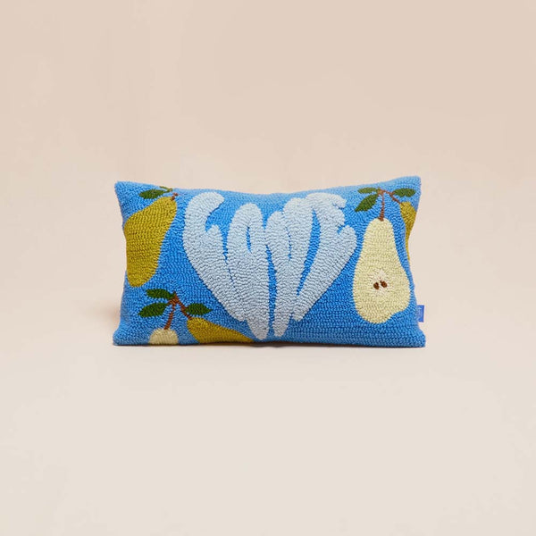 Fruit of the Spirit Hand Tufted Throw Pillow-Love