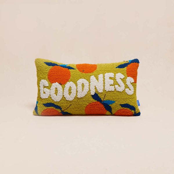 Fruit of the Spirit Hand Tufted Throw Pillow-Goodness