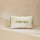 Names of Jesus Hand Tufted Throw Pillow -Good Sheperd