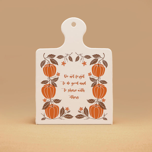 Autumn Orchard Serving Board-Pumpkin