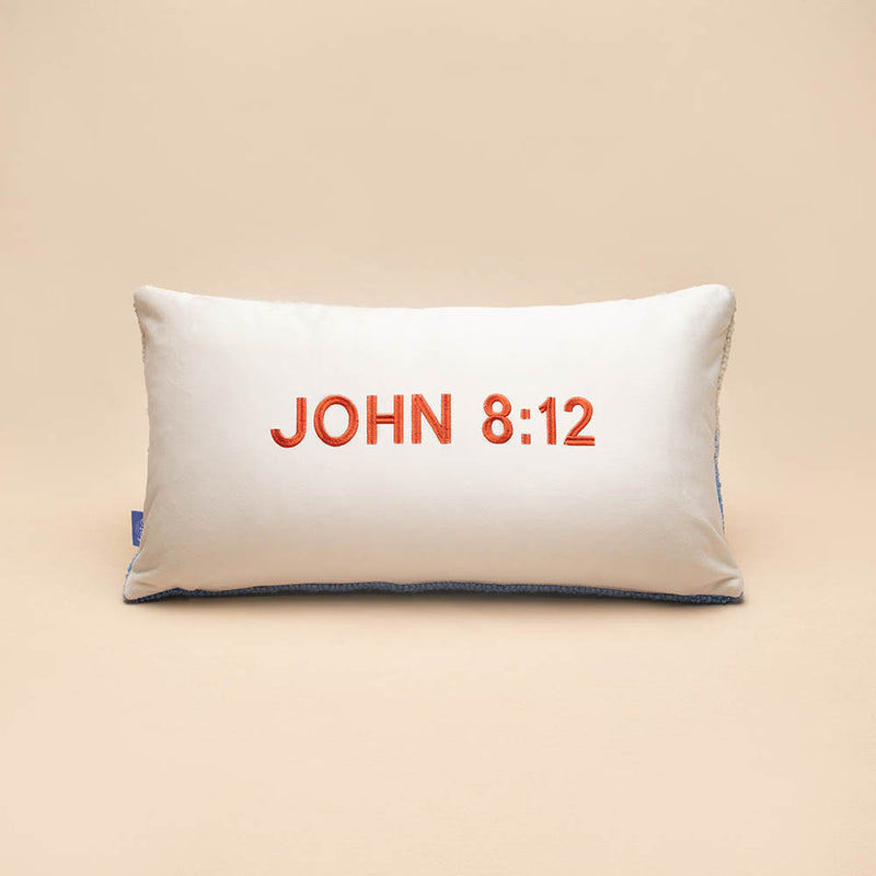 Names of Jesus Hand Tufted Throw Pillow-Light of the World