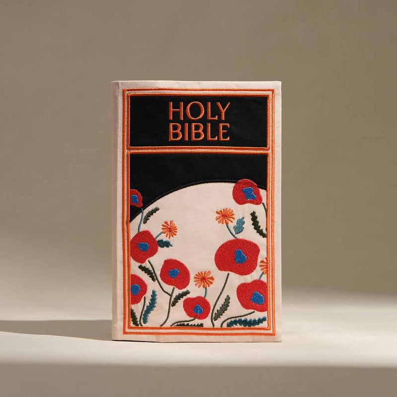Bloom in Grace Embroidered Bible Cover