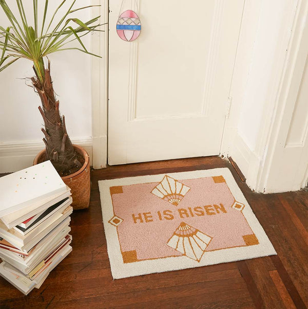 He is Risen Hand Tufted Rug