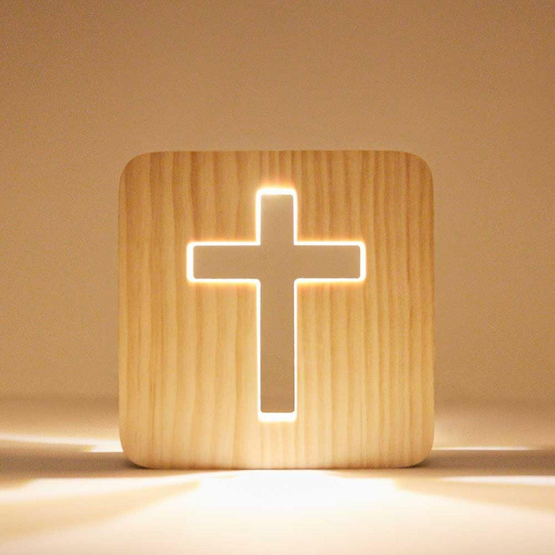 Wooden Cross Light - Fete
