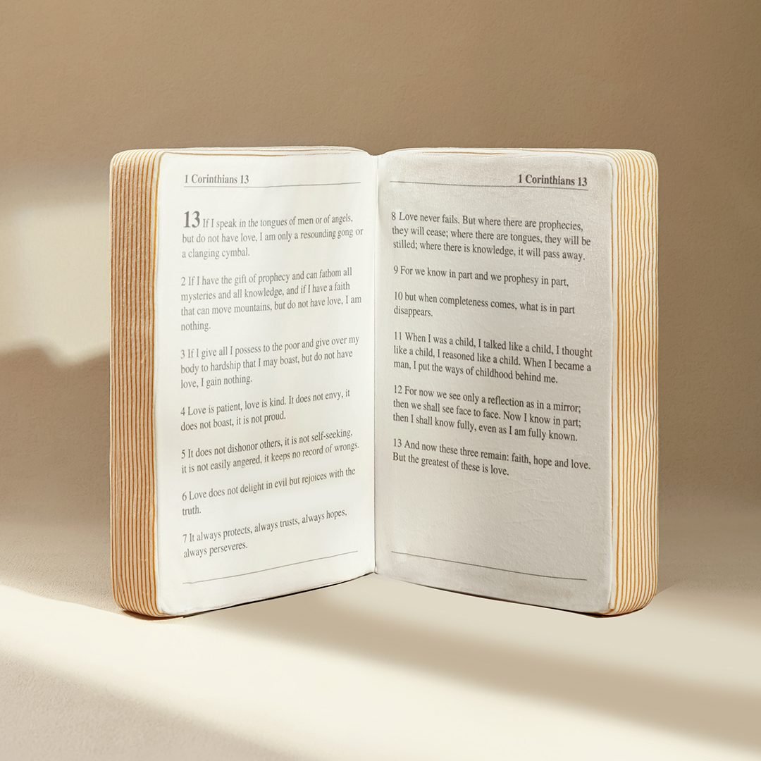 Fete - Fete 'Love' Bible Pillow - 1 Corinthians 13