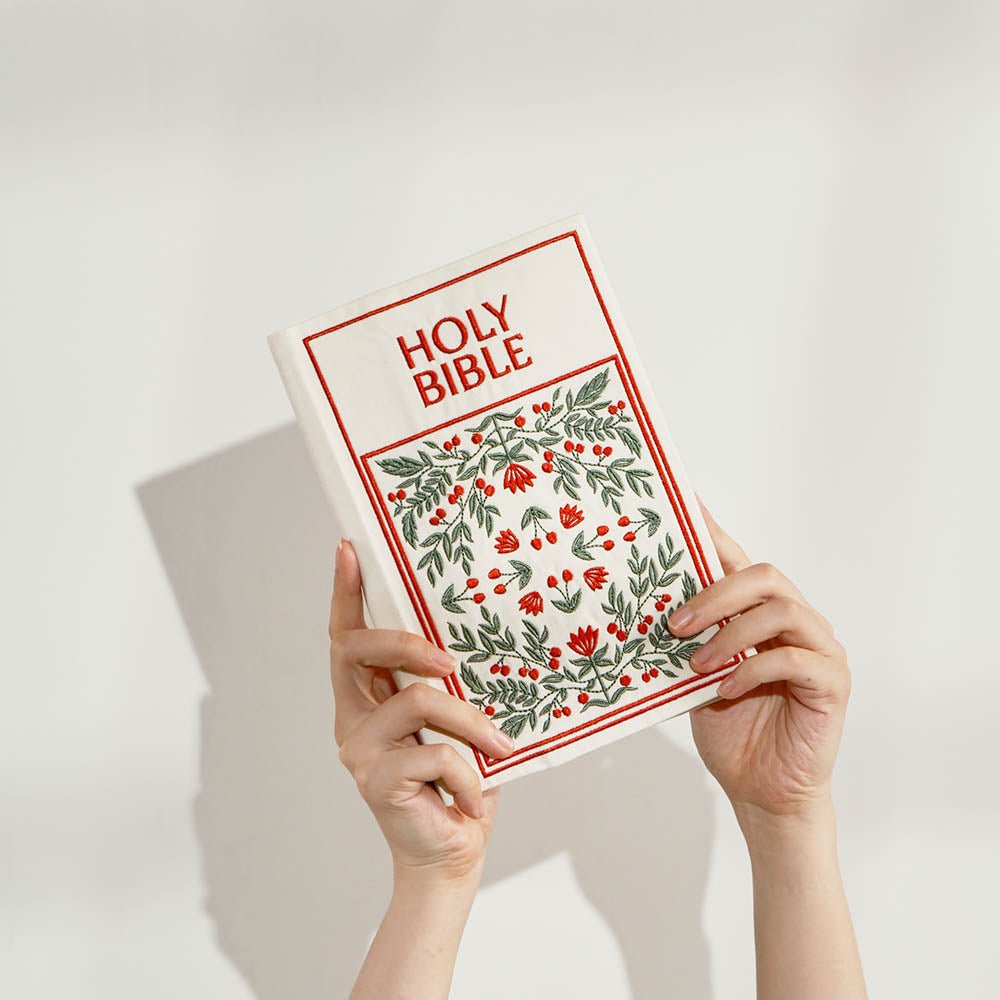 Fete - Fruit of the Spirit Embroidered Bible Cover - Joy