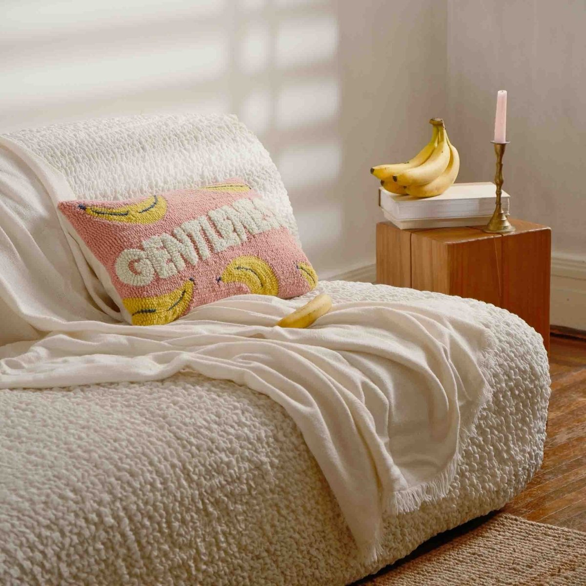Fete - Fruit of the Spirit Hand Tufted Throw Pillow - Gentleness