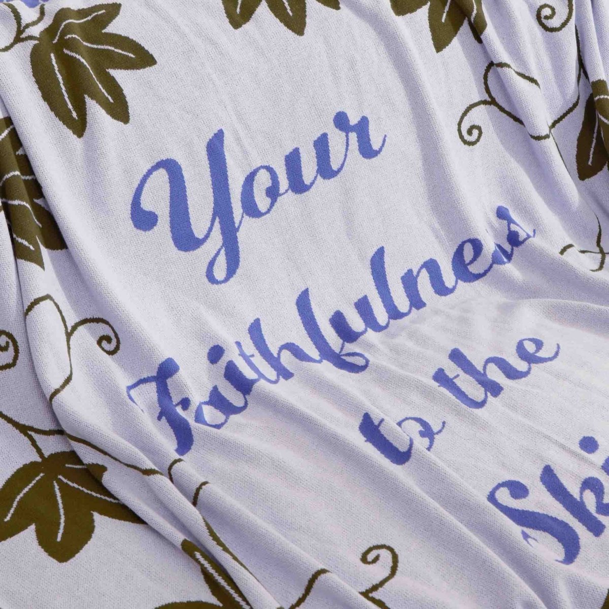 Fete - Fruit of the Spirit Knit Throw Blanket - Faithfulness