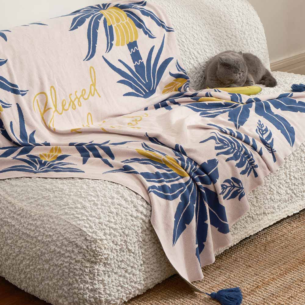 Fete - Fruit of the Spirit Knit Throw Blanket - Gentleness