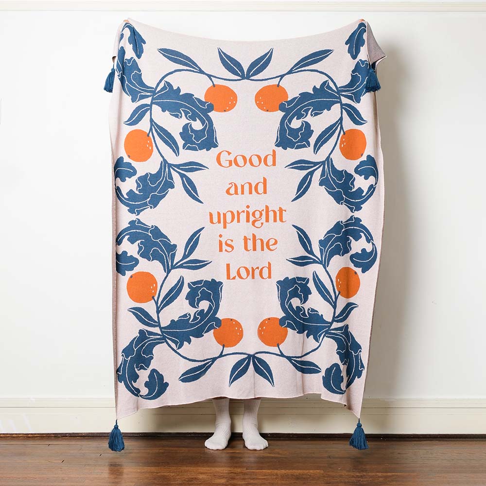 Fete - Fruit of the Spirit Knit Throw Blanket - Goodness